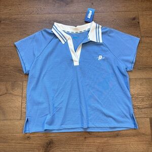 PRINCE PICKLEBALL crop‎ top polo